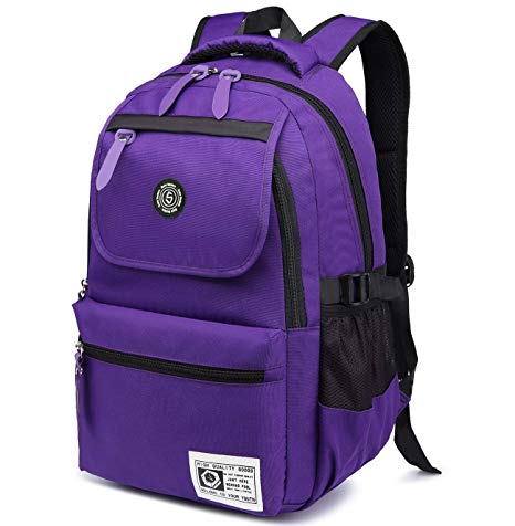 SUPA MODERN® Unisex Nylon School Bag Waterproof Hiking Backpack Cool Sports Backpack Laptop Bag