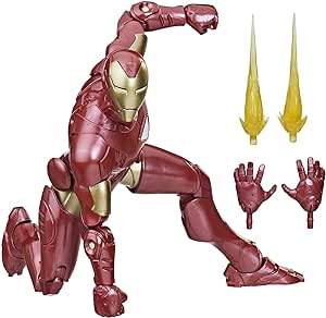 Marvel Legends Series: Iron Man (Extremis) Classic Comic Collectible 6 Inch Action Figure, 4  Years