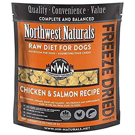 Northwest Naturals Raw Rewards Freeze Dried Nuggets - Dinner for Dogs (Salmon/Chicken)