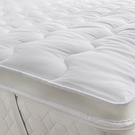 Silentnight Airmax Mattress Topper, White, Double