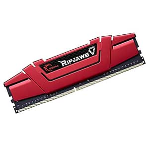 G.SKILL Ripjaws V 8GB (1 * 8GB) DDR4 3000 MHz CL16-18-18-38 1.35V Desktop Memory RAM - F4-3000C16S-8GVRB