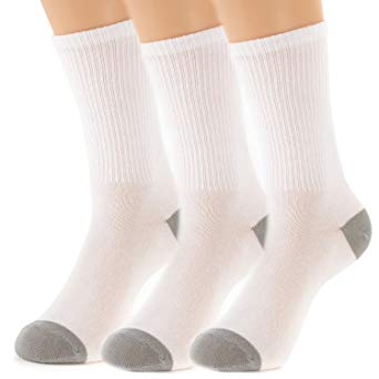 3-Pack Bamboo Crew Youth Socks Casual Soft Durable Socks for Boys Girls Socks