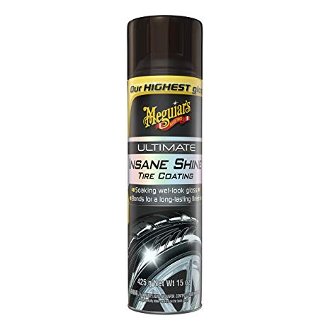 MEGUIAR'S G190315 Ultimate Insane Shine Tire Coating, 15 oz