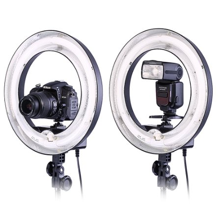 Neewer® Camera Photo Video 14"Outer 10"Inner 400W 5500K Photographic Lamp Ring Fluorescent Flash Light