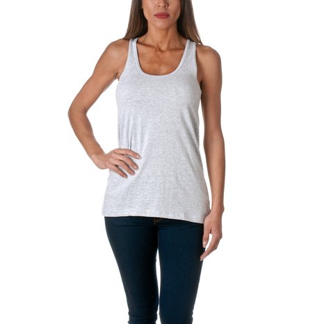 Sofra Womens Loose Fit Tank Top Relaxed Flowy