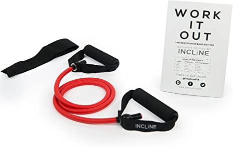 Incline Fit Single Resistance Band for Exercise, Stretching, Strength Training and Physical Therapy