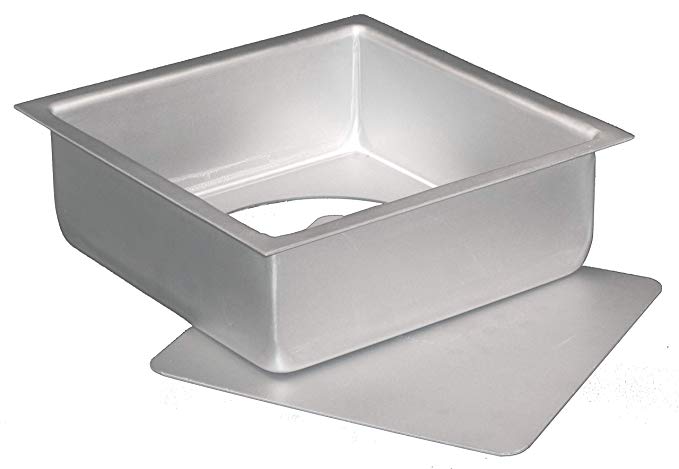 Fat Daddio's Anodized Aluminum Square Cheesecake Pan, 8 Inches by 8 Inches by 3 Inches
