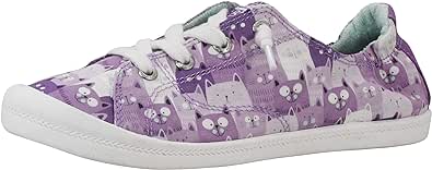 Skechers Women's Beach Bingo-Kitty Concert Sneaker