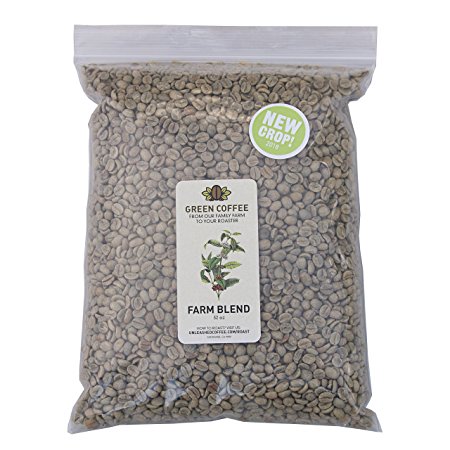 2lb Green Unroasted Coffee Brazil Farm Blend - From our family farm