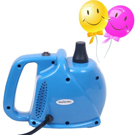 Signstek Electric Portable Household Air Blower Electric Balloon Air Pump Inflator with 15000pa Single Nozzle 700Lmin Air Volume