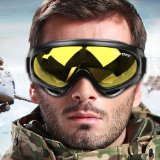 WOLFBIKE Snow Googles Windproof UV400 Motorcycle Snowmobile Ski Goggles Eyewear