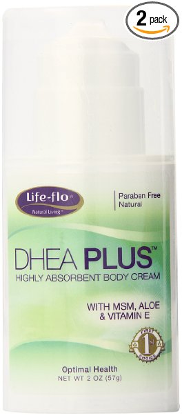 Life-Flo DHEA PLUS Cream 2-Ounce Bottles Pack of 2