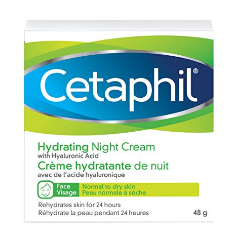 Cetaphil Hydrating Night Cream with Hyaluronic Acid, 48g