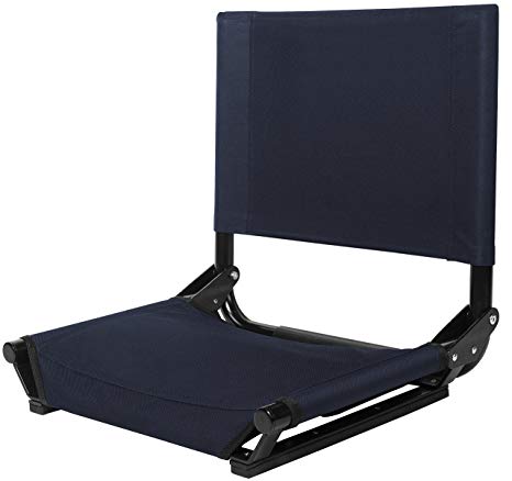 Cascade Mountain Tech Portable Folding Steel Stadium Seats for Bleachers or Benches