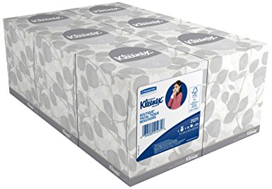 Kimberly-Clark 21271 Kleenex Boutique Facial Tissue Mouchoirs, 8.4" Length x 8" Width, White, 6 Boxes of 95 sheets (Pack of 570)
