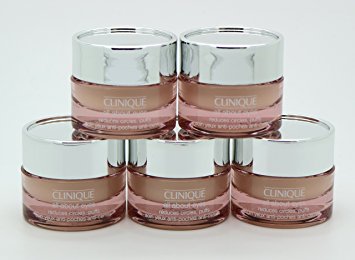 Lot Of 5X Clinique All About Eyes Reduces Circles Puffs Eye Cream 0.21oz each total 1.05oz