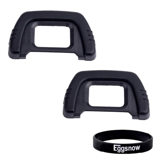 Eggsnow (2-pack) Eyepiece Eyecup Eye Cup for Nikon D750,D7000,D300,D200,D100,D90,D80,D40,D50,D70s,D600,D610 Dslr Cameras