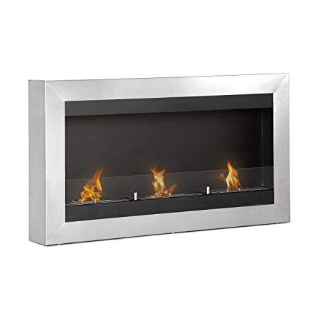 Ignis Ventless Bio Ethanol Fireplace Magnum with Safety Glass
