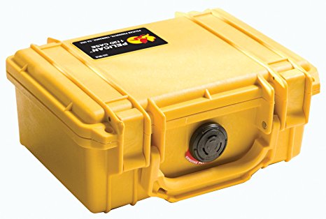 Pelican 1120 Case with Foam for Camera (Yellow)