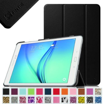 Fintie Samsung Galaxy Tab A 9.7 Smart Shell Case - Ultra Slim Lightweight Stand Cover with Auto Sleep/Wake Feature for Tab A 9.7-Inch Tablet SM-T550, SM-P550 (With S Pen Version), Black