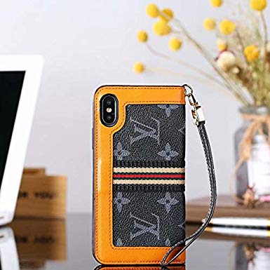 Phone case for iPhoneXR Wallet Case, 2 in 1 Wallet Luxury Elegant Leather Detachable Case Hand Strap Closure Flip Brown Case with Box Package Case for iPhoneXR (Blue)