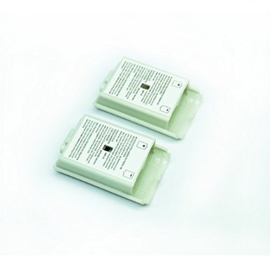 2x White Battery Cover For Microsoft Xbox 360 Wireless Controller