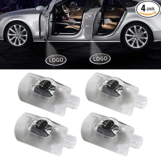 4Pcs LED Car Logo Lights Ghost Light Door Light Projector Welcome Accessories Emblem Lamp For Toyota Camry Series