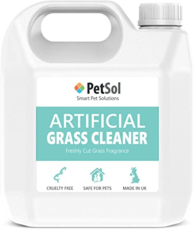 PetSol Artificial Grass Cleaner For Dogs & Pet Friendly 3 in 1 Super Concentrate Makes 30 Litres. Disinfectant, Deodoriser, Urine Remover. Kills Moss & Algae. Freshly Cut Grass Fragrance (1000ml)