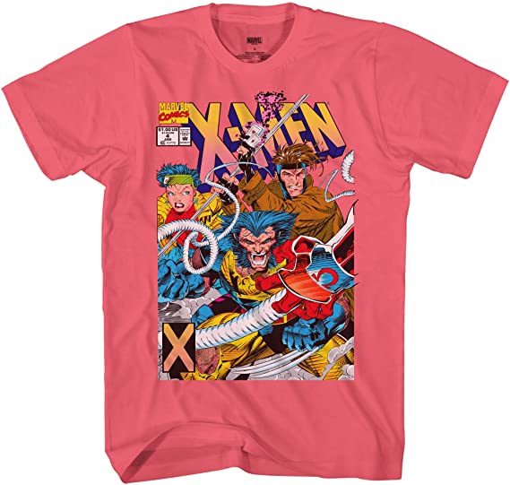 Marvel Mens Comics Group Shirt - X-Men Wolverine Mens Tee - Throwback Classic T-Shirt