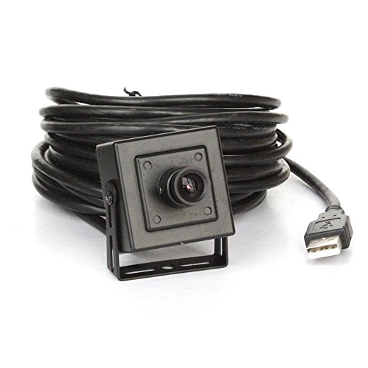ELP Mini Usb Cameras with Case for House Security with Face Detection Function.