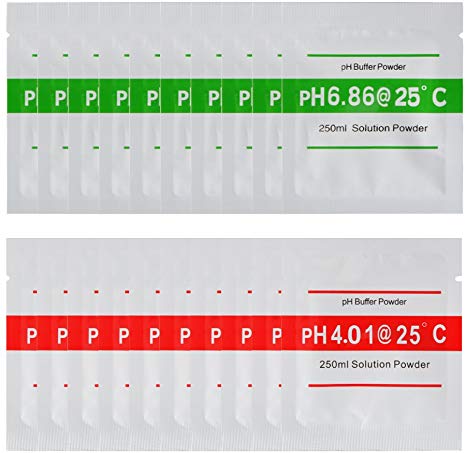 XCSOURCE 20pcs 4.00 6.86 pH Meter Buffer Solution Powder for Quick Easy Accurate pH Calibration Water Purity BI672