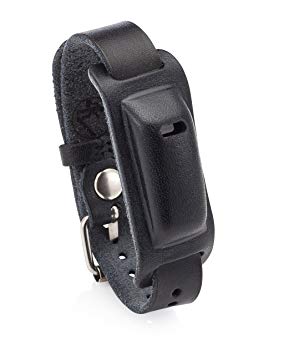 Leather Band for Use with Fitbit Flex Wristband with Watch Style Closure- Compatible as Fitbit Flex Replacement Band.