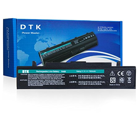 DTK Laptop Battery Replacement for SAMSUNG R428 R439 R460 R468 R470 R480 R519 R580 R620 R700 R720 R728 R780 RC420 RC510 RC520 RC530 P428, P467, Q320, AA-PB9NC5B, AA-PB9NC6W 11.1V 6600MAH