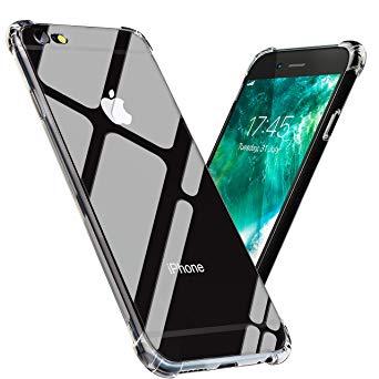 Verna iPhone 6 / iPhone 6S Case Transparent Soft TPU Crystal Clear Slim Flexible Drop Protection Cover, Wireless Charging Compatible for Apple iPhone 6 / iPhone 6S