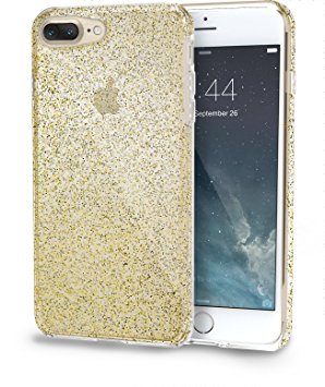 Silk iPhone 7 Plus Glitter Case - PureView for iPhone 7  [Ultra Slim Fit Clear Sparkle Cover] - Champagne Gold