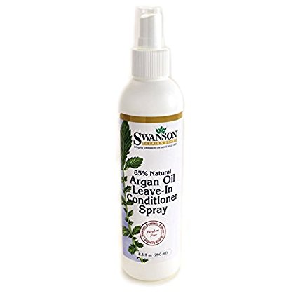 Swanson Argan Oil Leave-In Conditioner Spray 8.5 fl oz (250 ml) Liquid