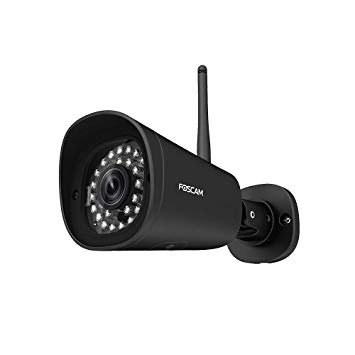 Foscam G2 1080P 25fps WiFi Security IP Surveillance Camera with Motion Detection, 65ft Night Vision with IR Lights, Free Cloud Service Included, 2-Way Audio, IP66 Weatherproof, Black