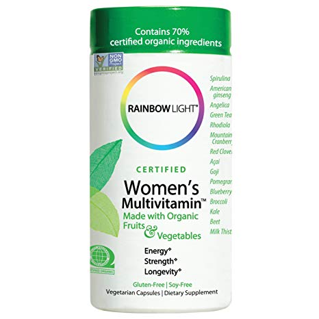 Rainbow Light Women's Organic Multi-Vitamin, 120 Count