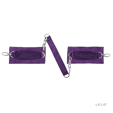 LELO Sutra Chain Link Cuffs, Purple