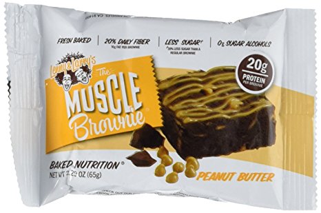 LENNY & LARRY'S Peanut Butter Muscle Brownie, 2.29-Ounce Packages (Pack of 12)