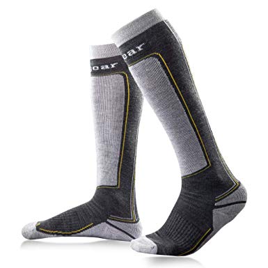 Unigear Ski Socks for Men Women, Merino Wool Warm and Soft Winter Socks for Skiing, Snowboarding Climbing and Cold Weather