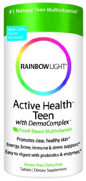 Rainbow Light  Active Health Teen Multvitamin 30 Tablets