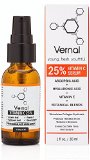 Vernal Anti Aging Serum - A High Grade 25 Pure Organic Vitamin C For Face with Hyaluronic Acid Potent Anti-Aging Anti-Wrinkle Treatment Skin Tightening Dark Spot Removal and Collagen Stimulation
