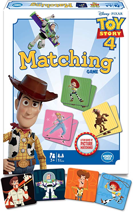 Wonder Forge Disney Toy Story 4 Matching Game for Boys & Girls Age 3 & Up - A Fun & Fast Disney Memory Game