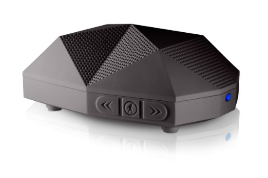 Outdoor Tech OT1800 Turtle Shell 20 - Rugged Water-Resistant Wireless Bluetooth Hi-Fi Speaker Black
