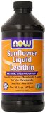 Now Foods Sunflower Liquid Lecithin 16 Ounce