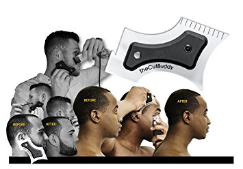 The Cut Buddy Beard template / Hairline Trimming Guide/ Mustache Grooming Guide - Lining / Shaping / Edging (Multi-Curve)