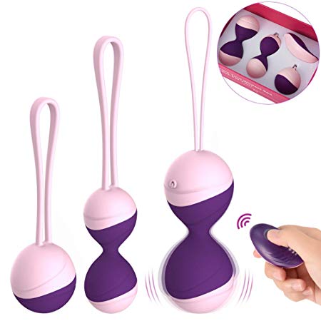 Kegel Balls for Tightening 3 in 1 kit, Vaginial Tightener Silicone Exerciser Bladder Control Devices for Women