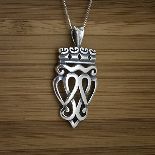 Scottish Luckenbooth Pendant - STERLING SILVER - (Pendant, or Necklace)