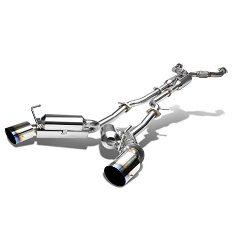 DNA Motoring CBE-370-D CBE370D Stainless Steel Catback Exhaust System